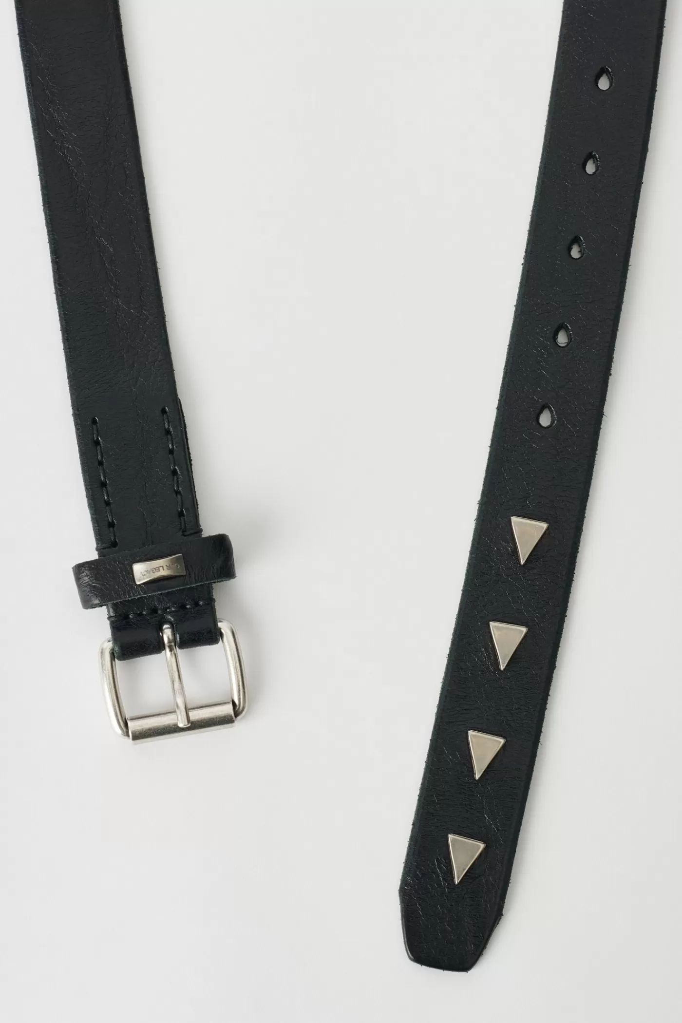 Store Arrow Head Black Leather Belts