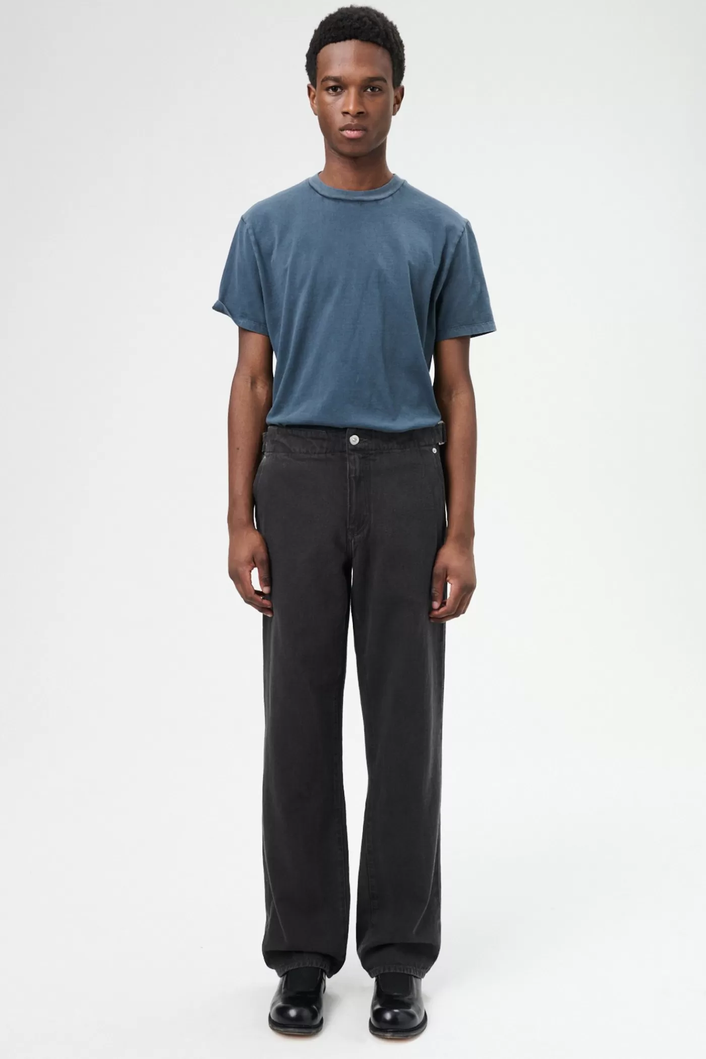 Store Ash Black Reborn Canvas Trousers | Jeans
