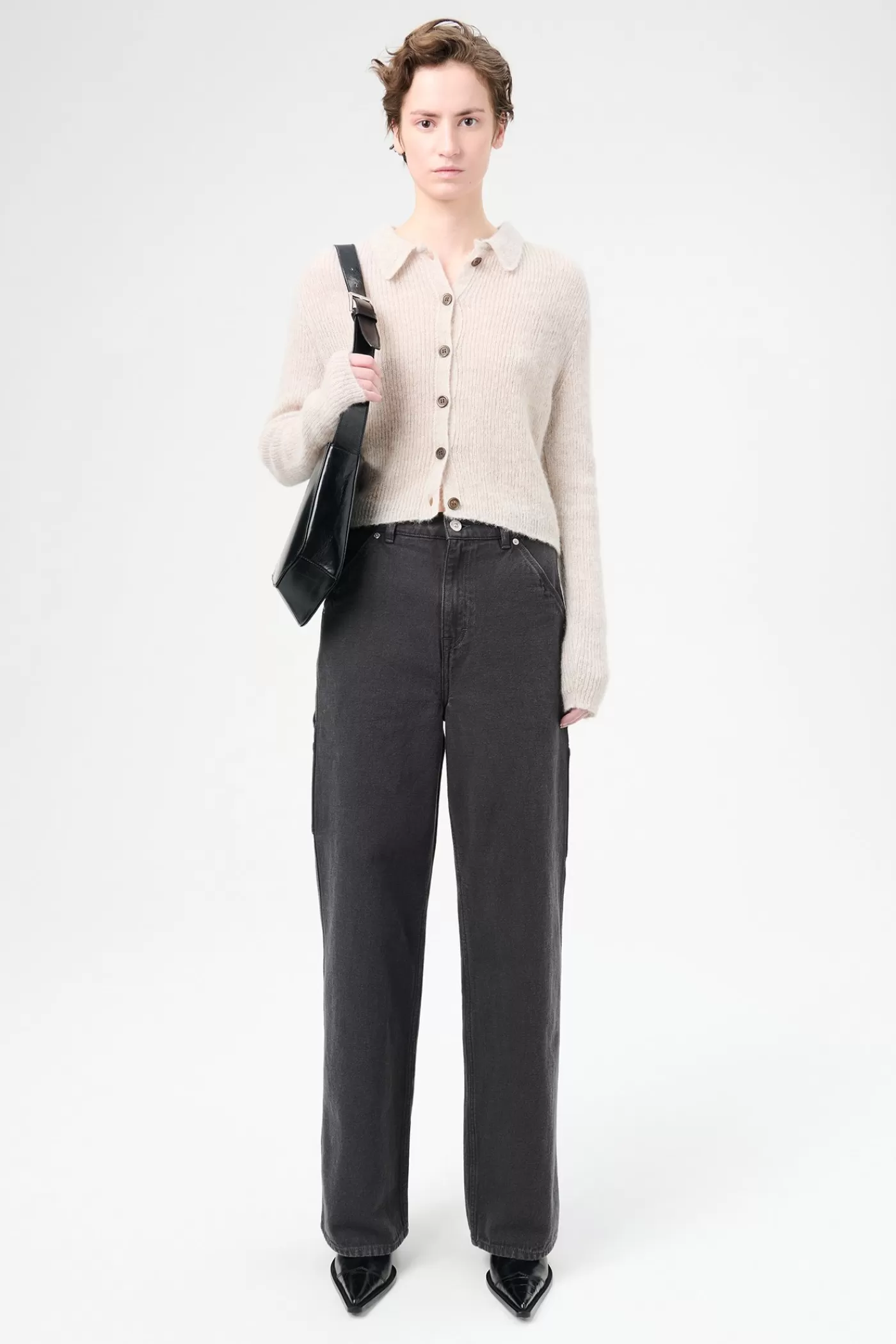 Shop Ash Black Reborn Canvas Women Jeans