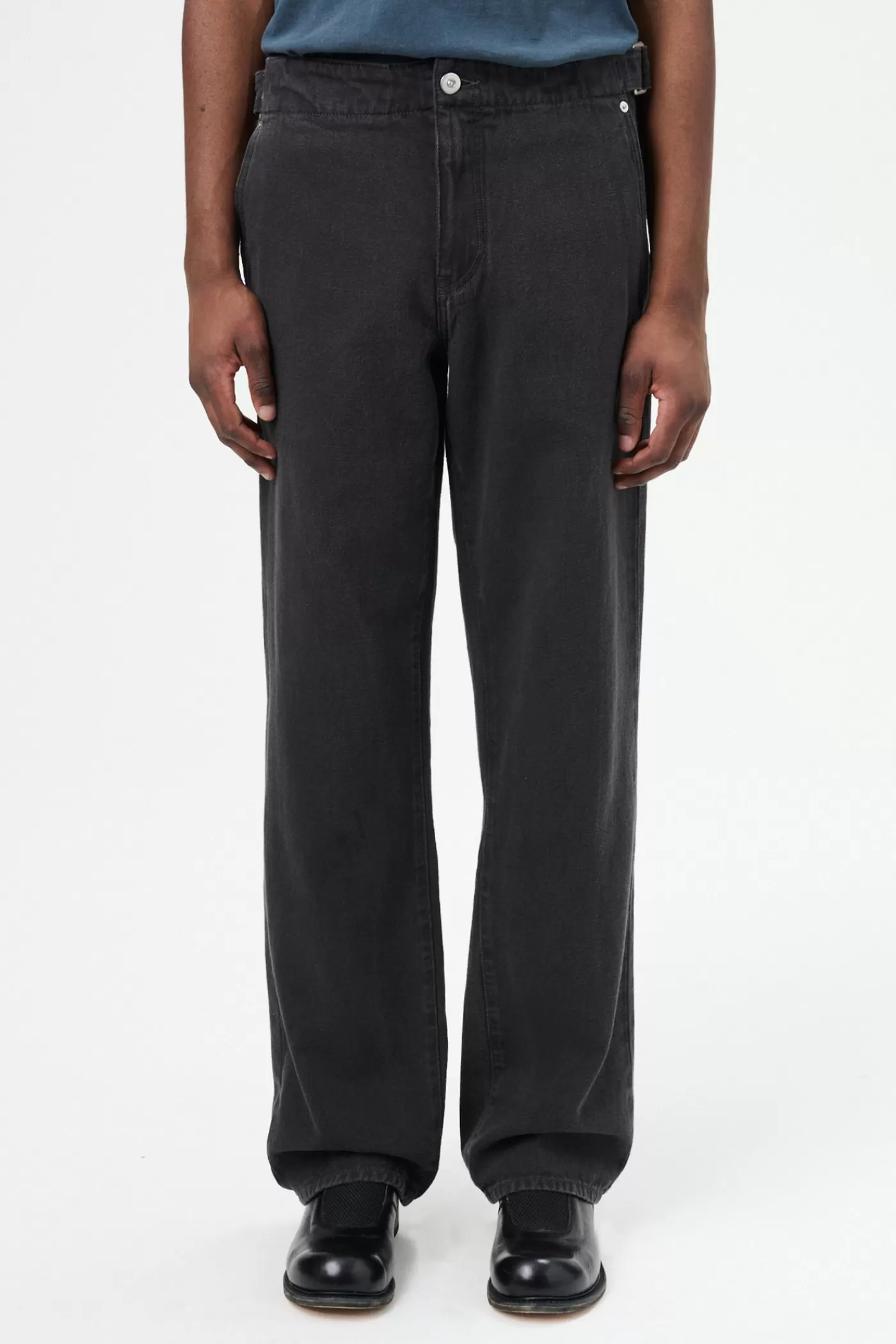 Store Ash Black Reborn Canvas Trousers | Jeans