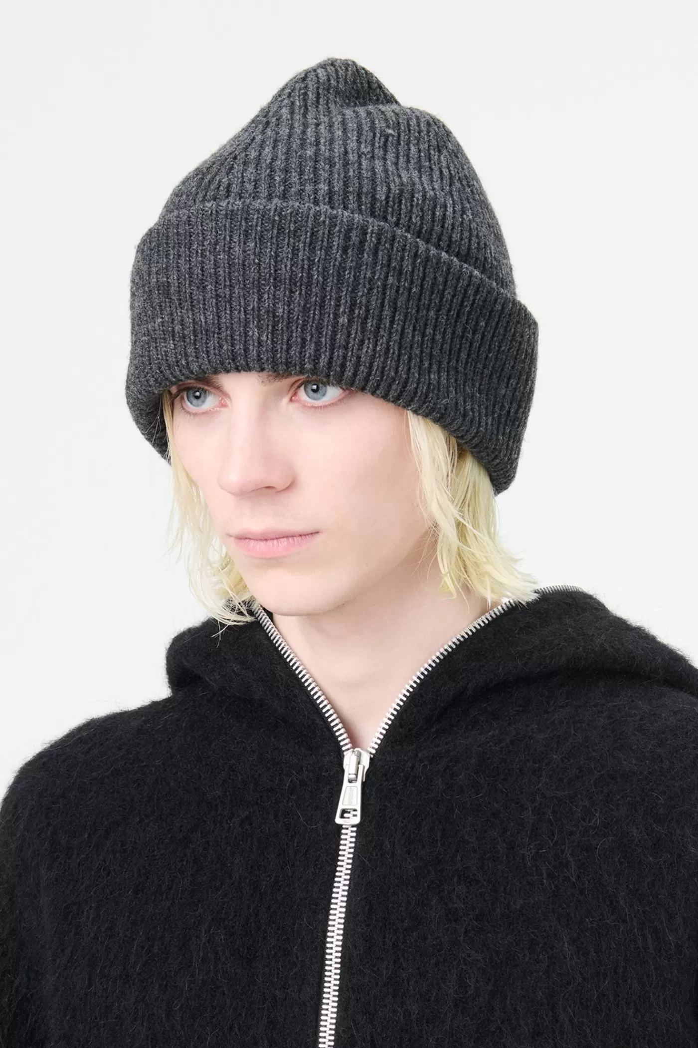 Shop Ash Melange Stately Wool Hats