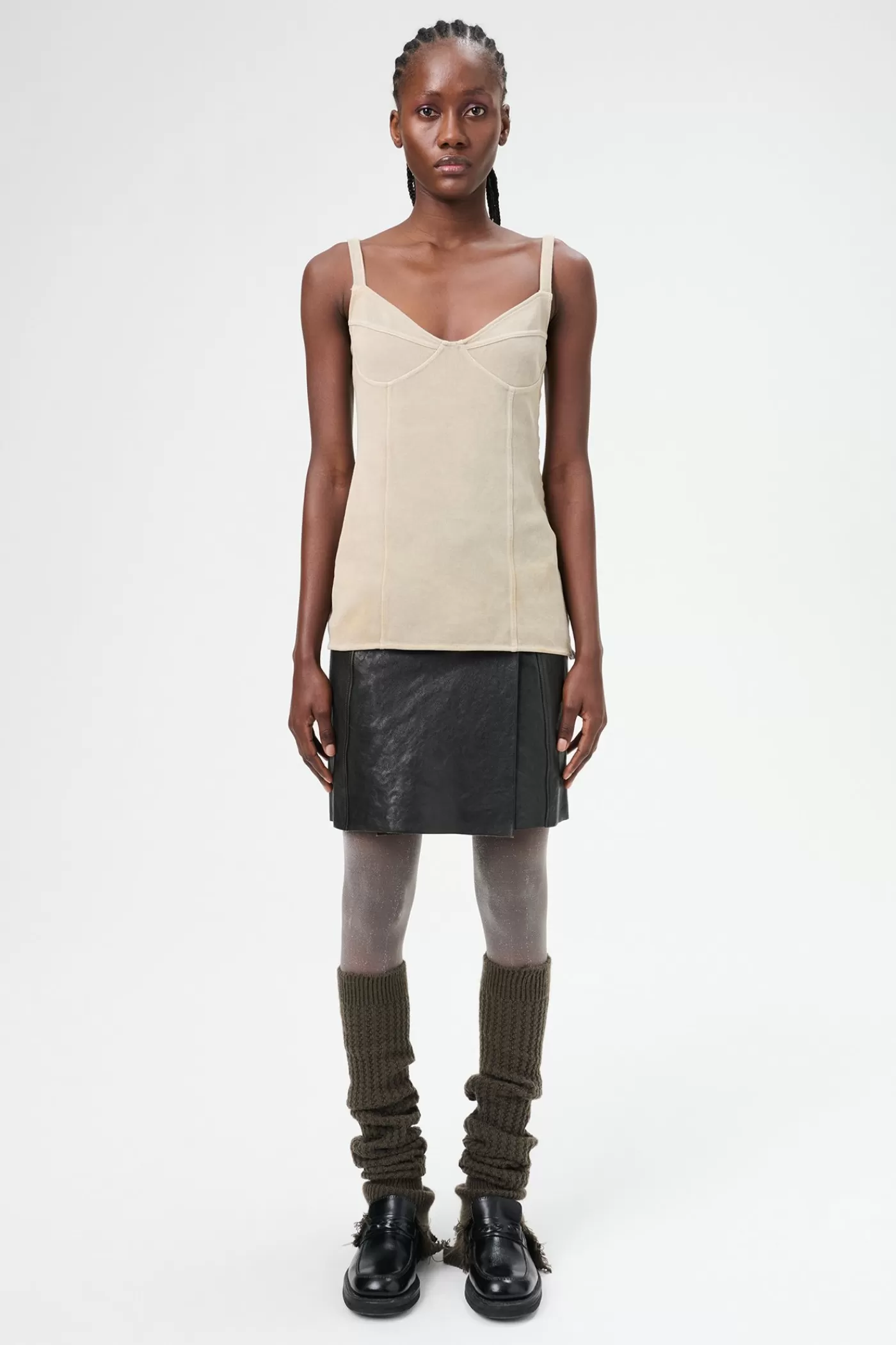 Store Attic Wash Athletic Rib Women Tops | Jersey