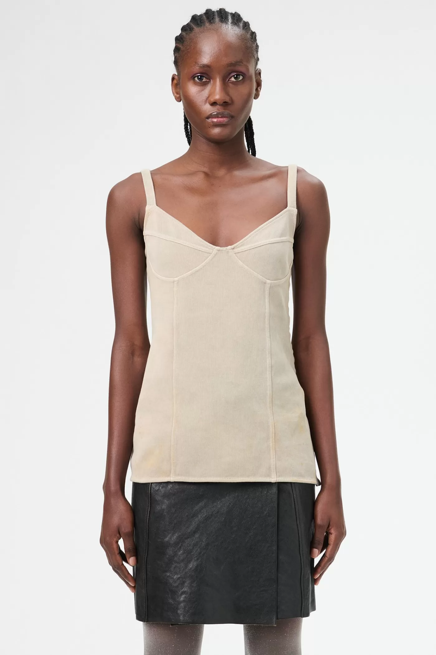 Store Attic Wash Athletic Rib Women Tops | Jersey