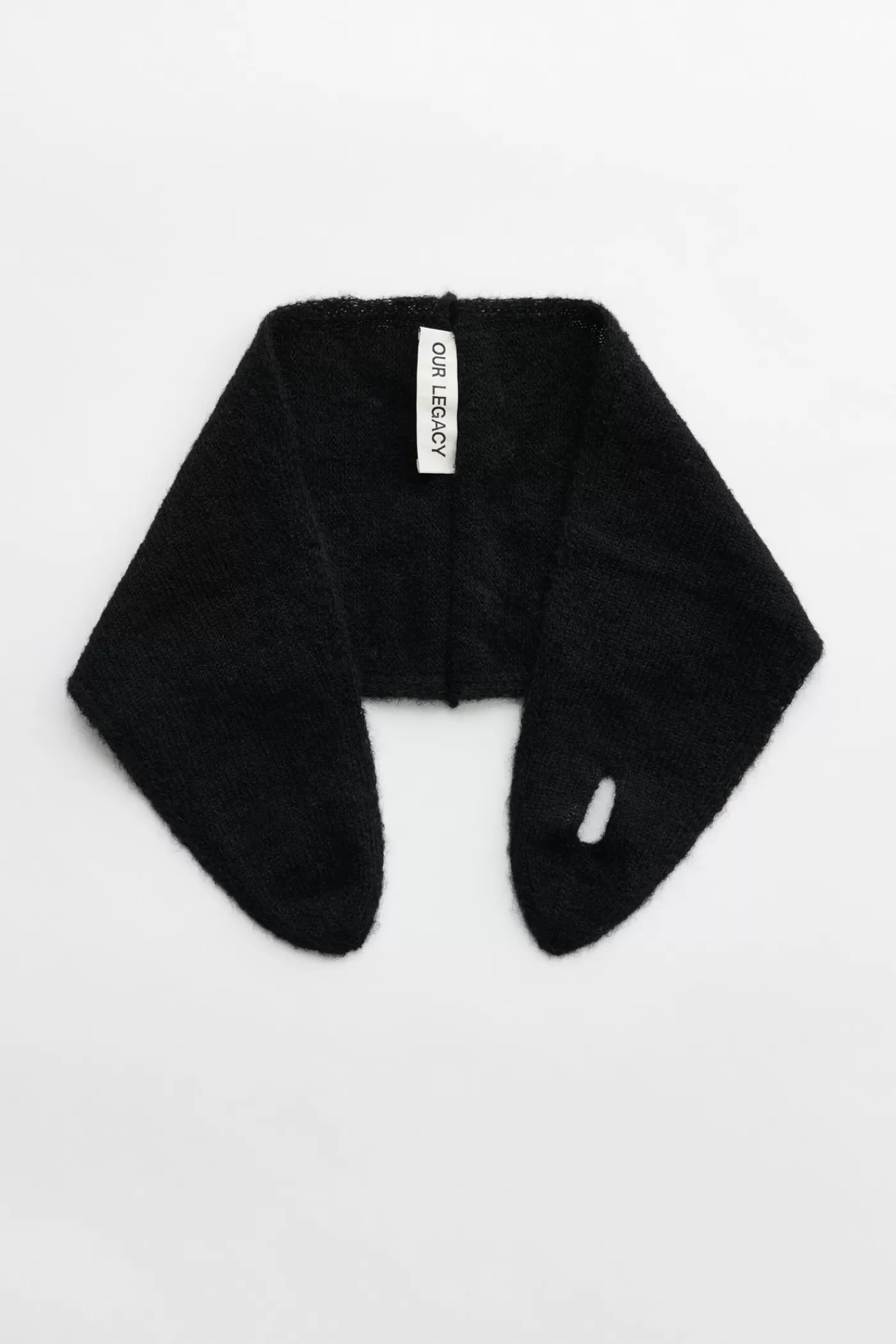 New Black Fuzzy Alpaca Scarves
