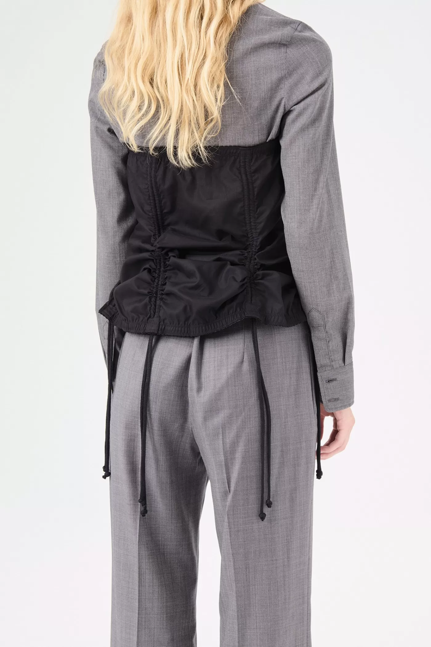 Store Black Refined Oxford Women Tops
