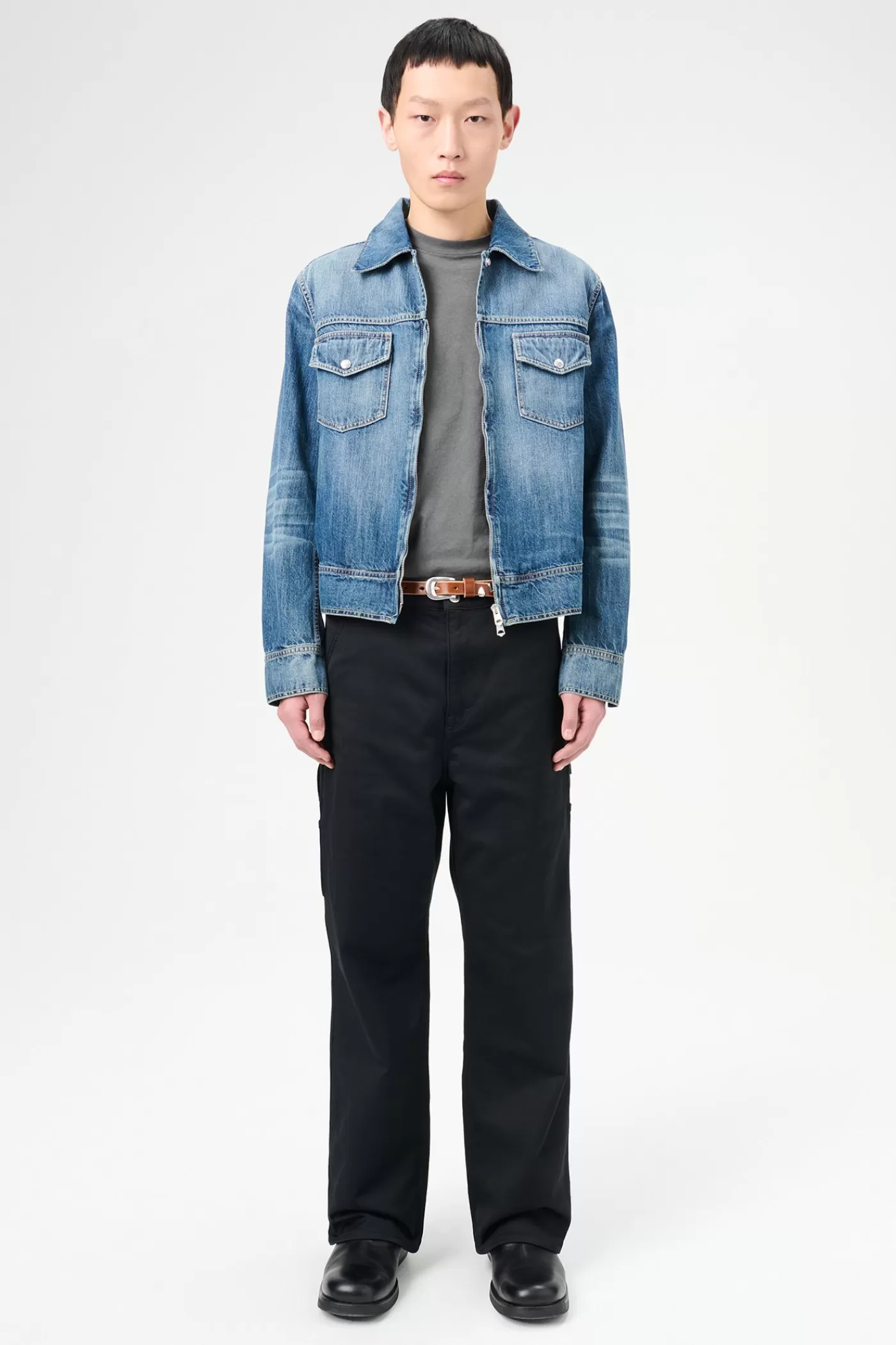 Shop Construction Black Twill Trousers