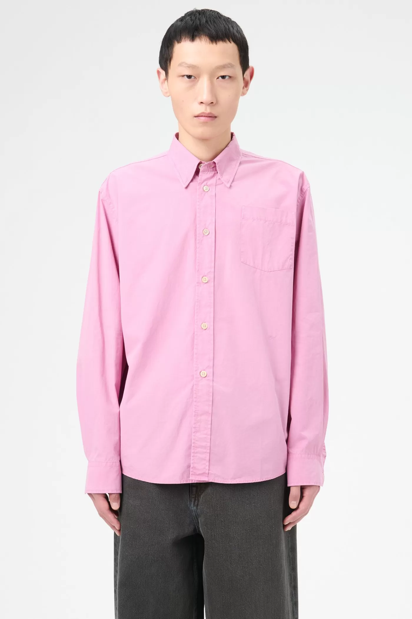 Best Sale Duchess Pink Organic Poplin Shirting