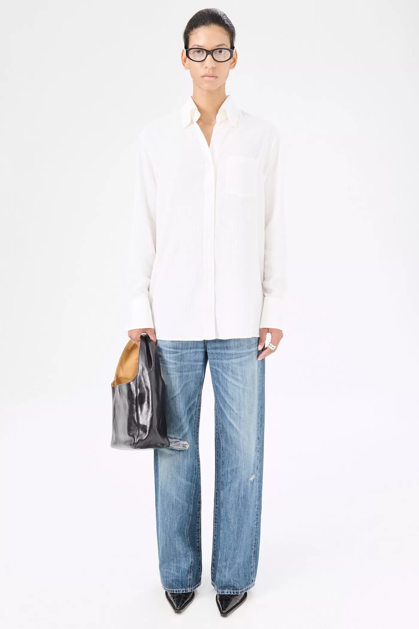 Shop French Stripe Ceremony Viscose Women Shirting | Dresses