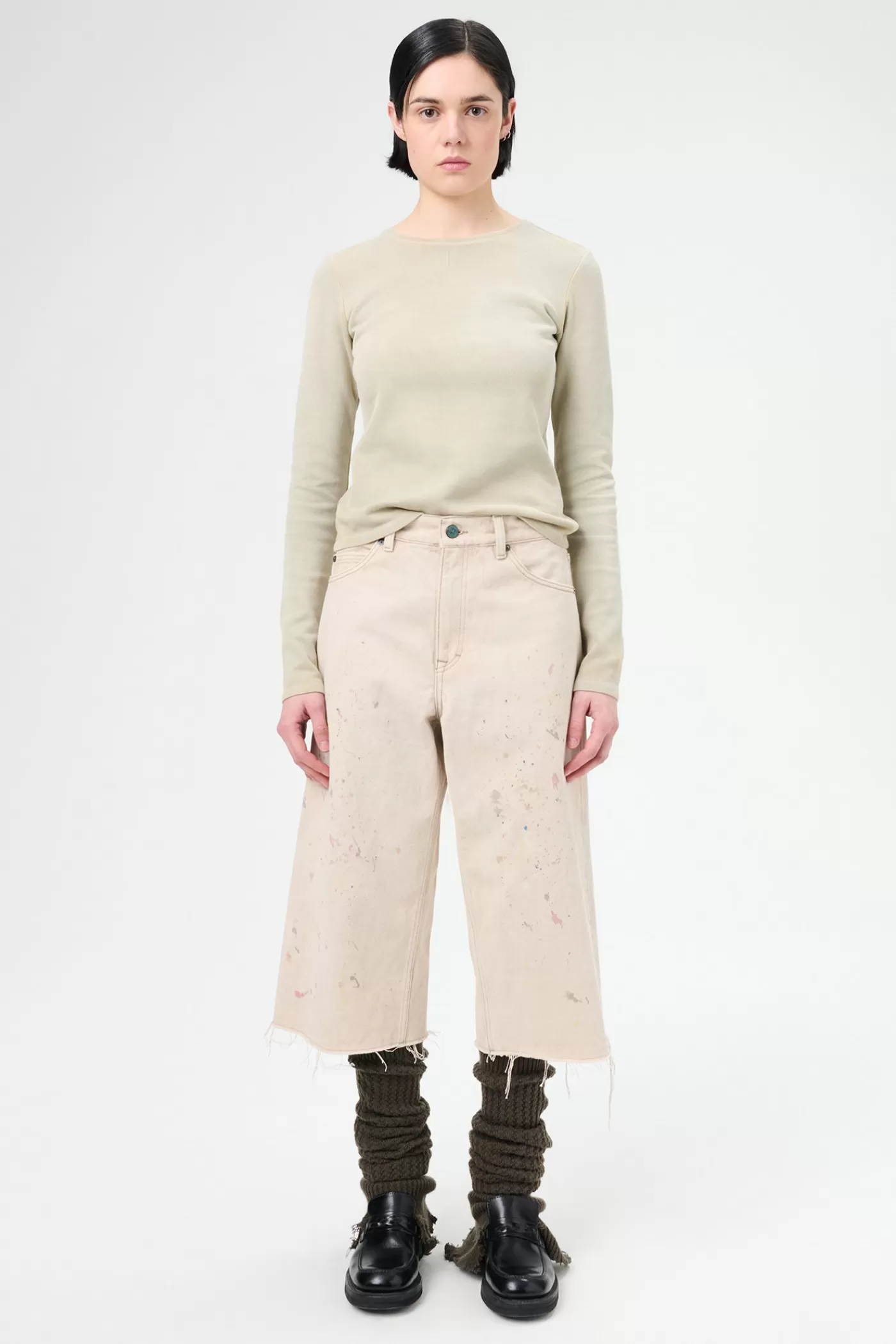 Shop Ghost Attic Splatter Denim Women Jeans