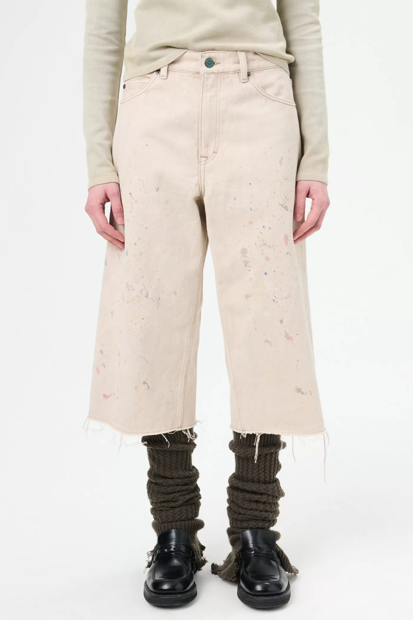 Shop Ghost Attic Splatter Denim Women Jeans
