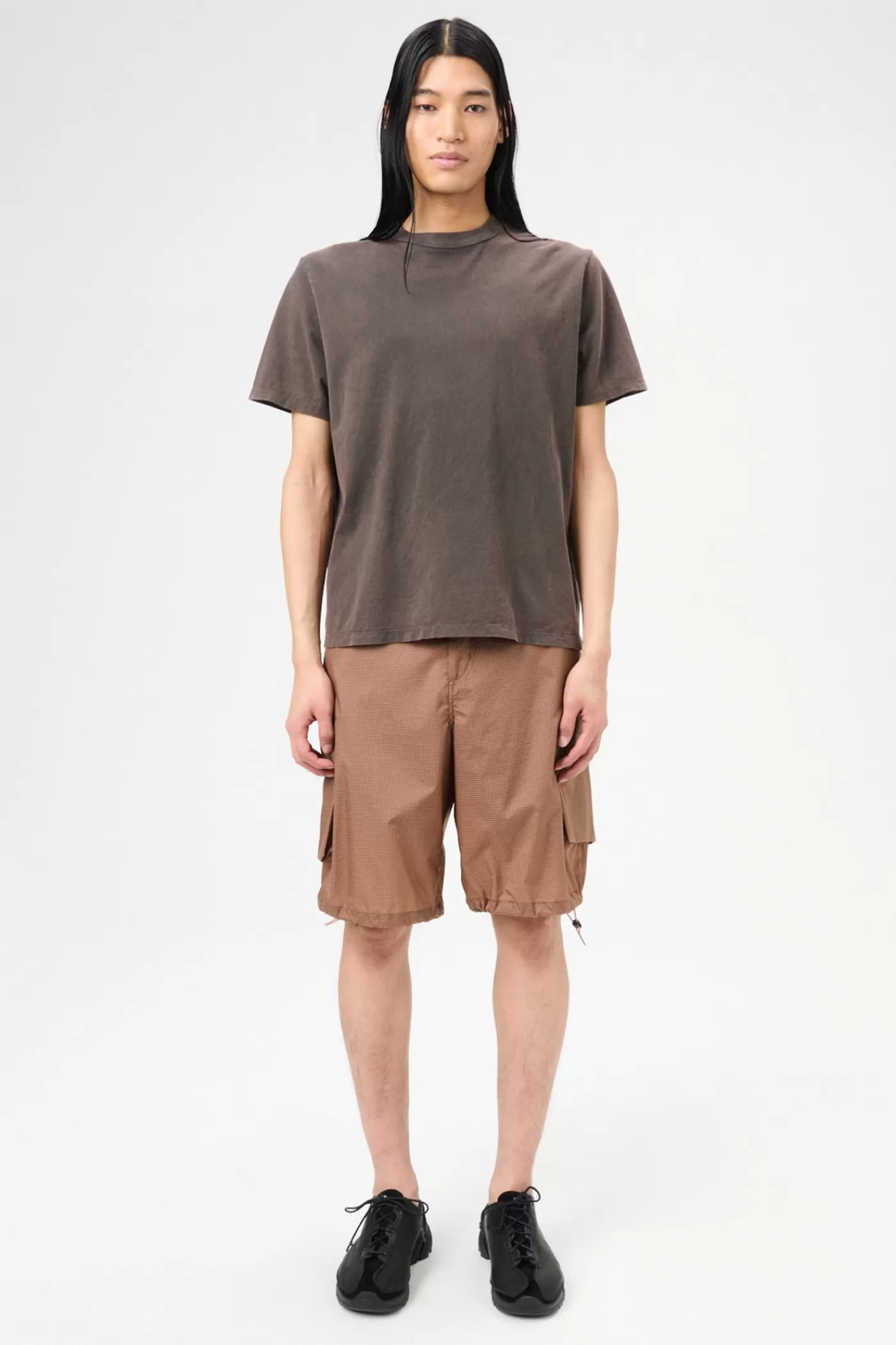 Best Golden Brown Tactile Ripstop Shorts