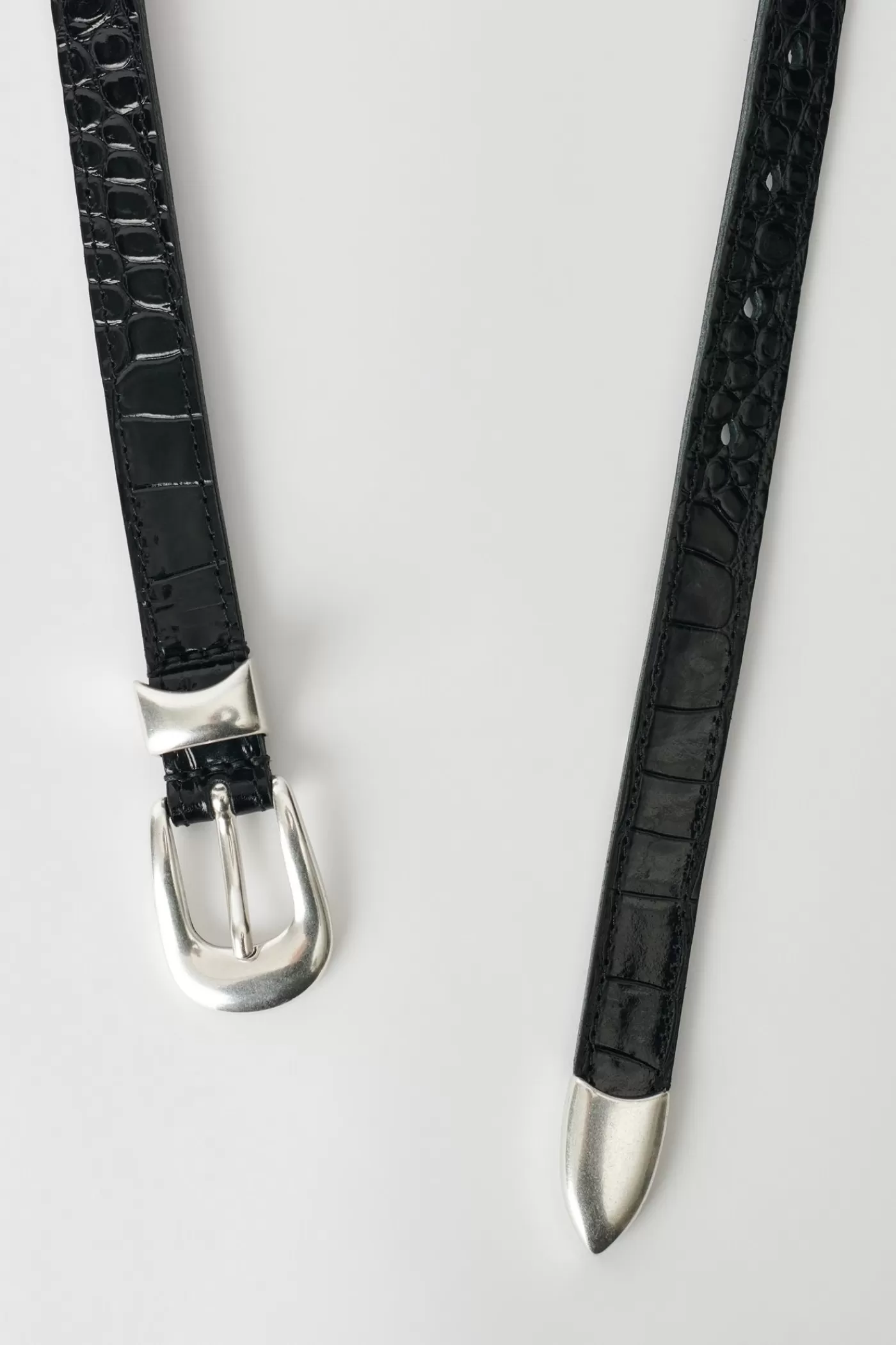 Best Sale Licorice Croc Bull Hide Belts | Eyewear