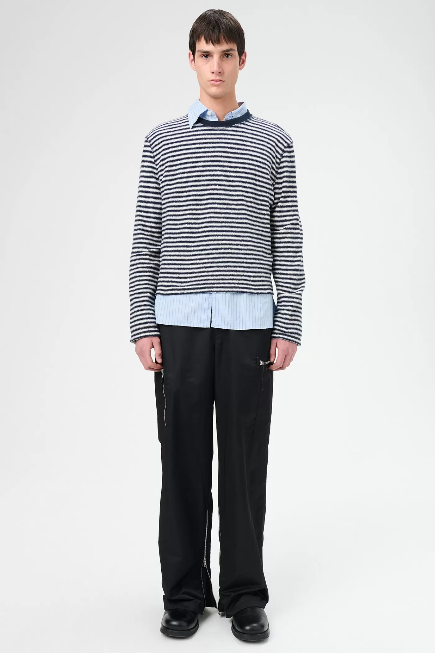 Best Malaga Stripe Brushed Cotton Jersey