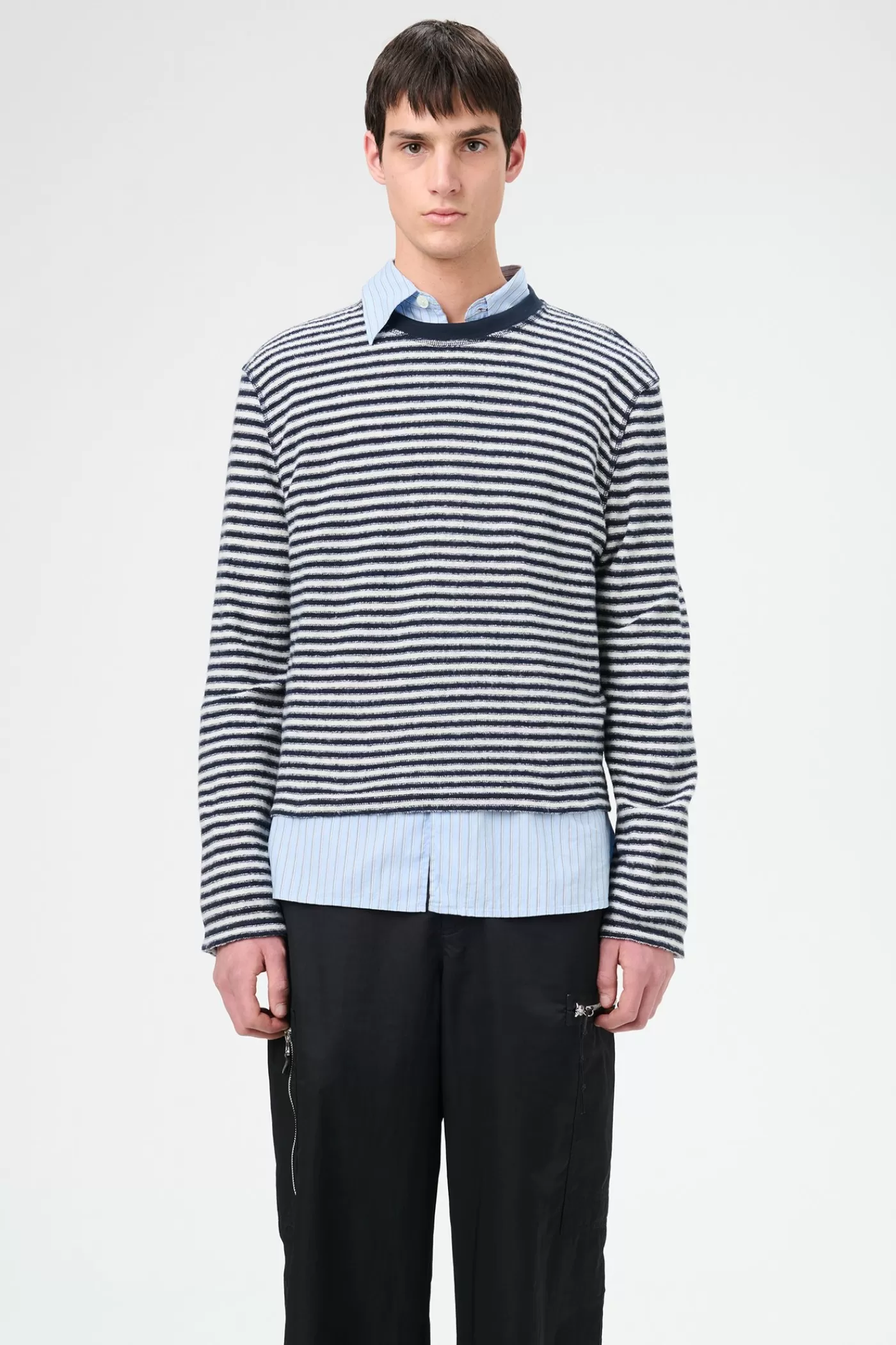 Best Malaga Stripe Brushed Cotton Jersey