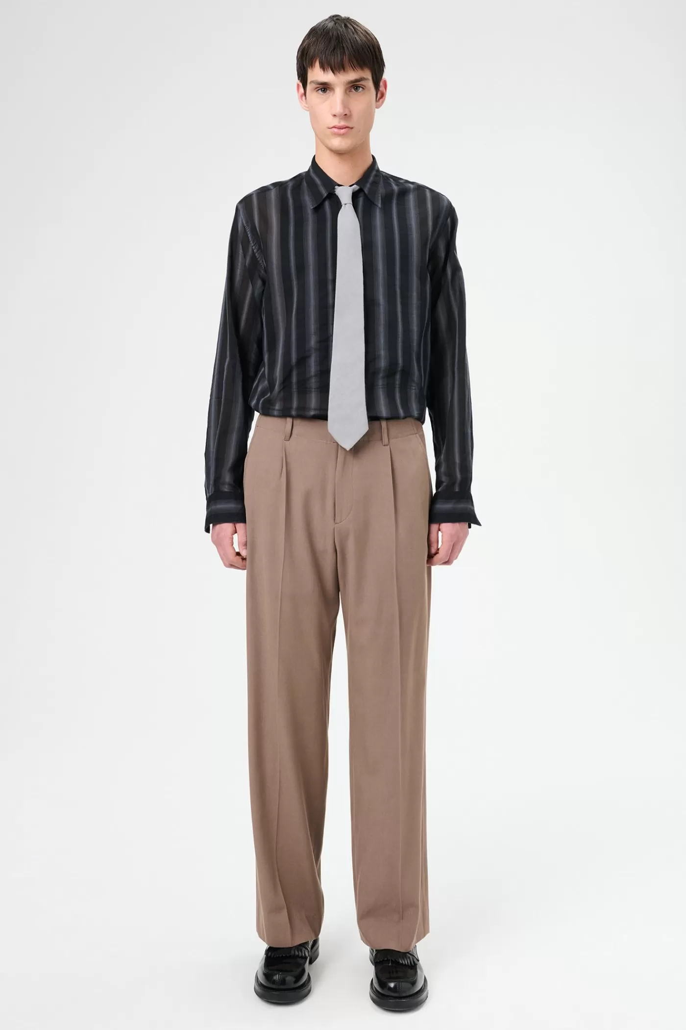 Best Sale Muddy Lavender Lyo Wool Trousers