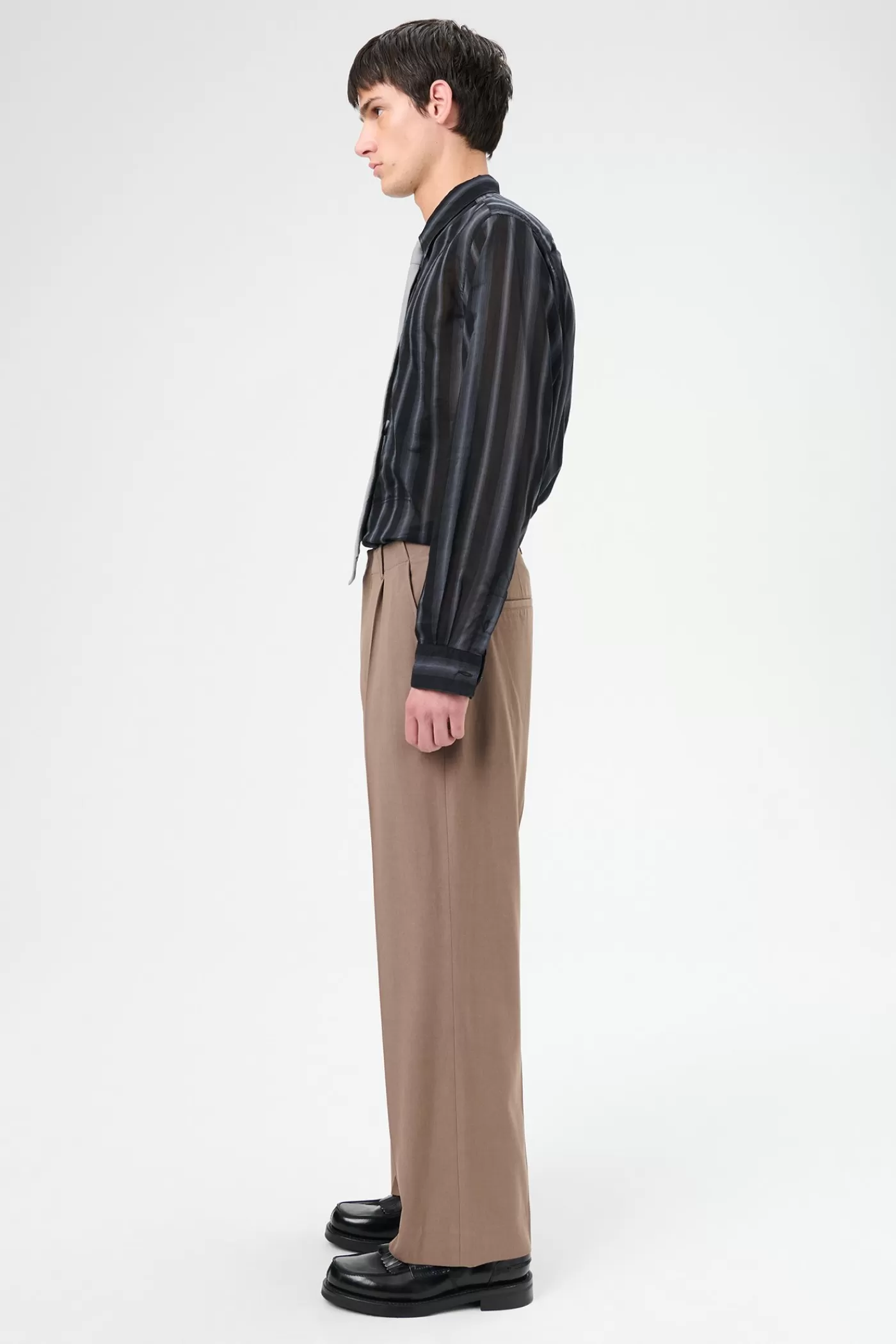 Best Sale Muddy Lavender Lyo Wool Trousers