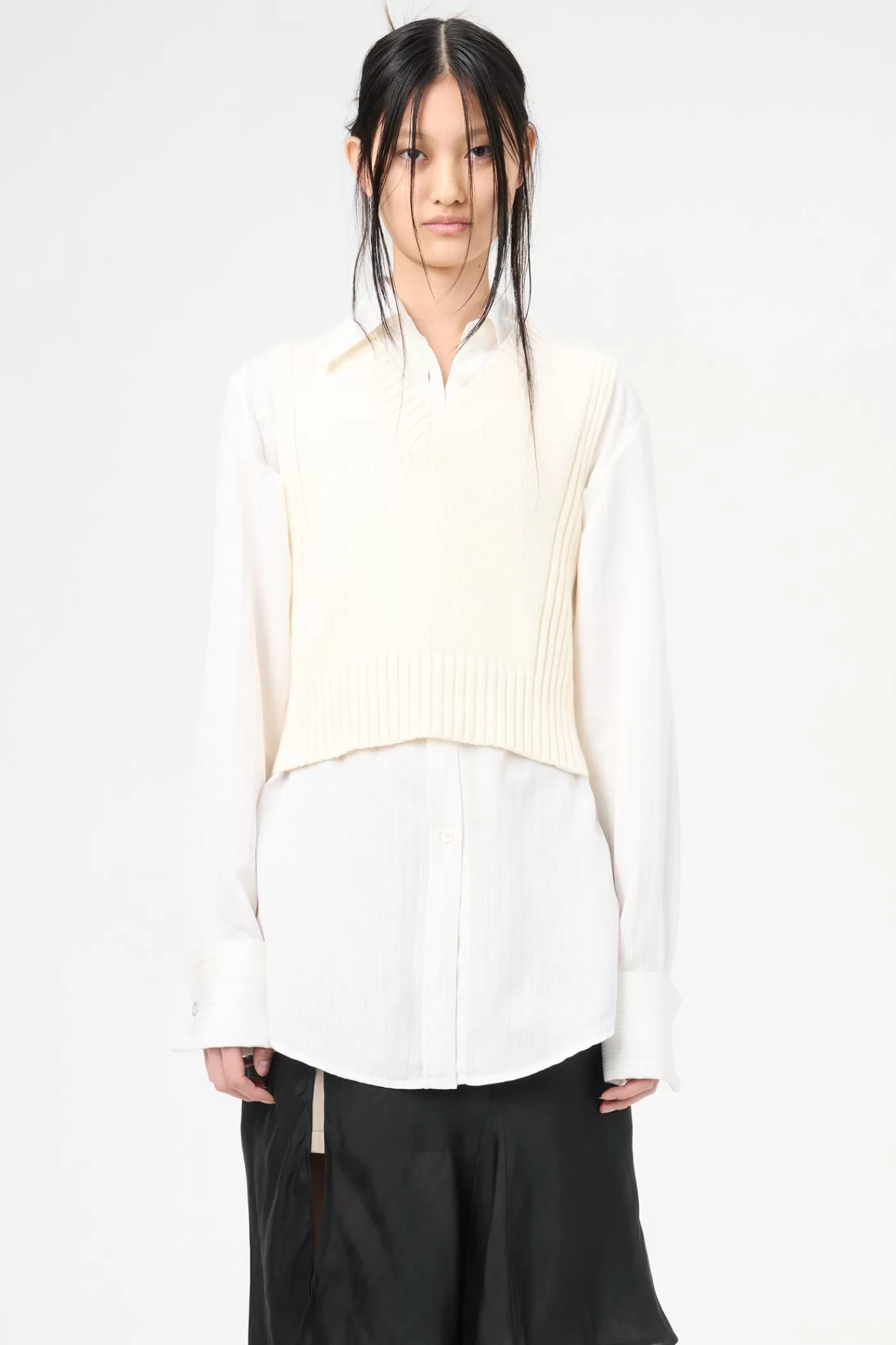 Sale Natural Tousled Cotton Women Knitwear