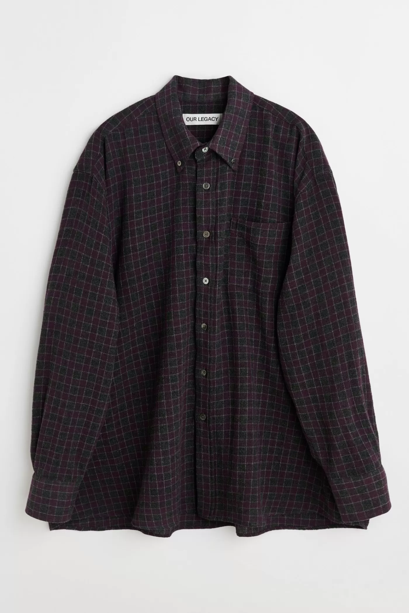 New Sophomore Check Rural Wool Shirting
