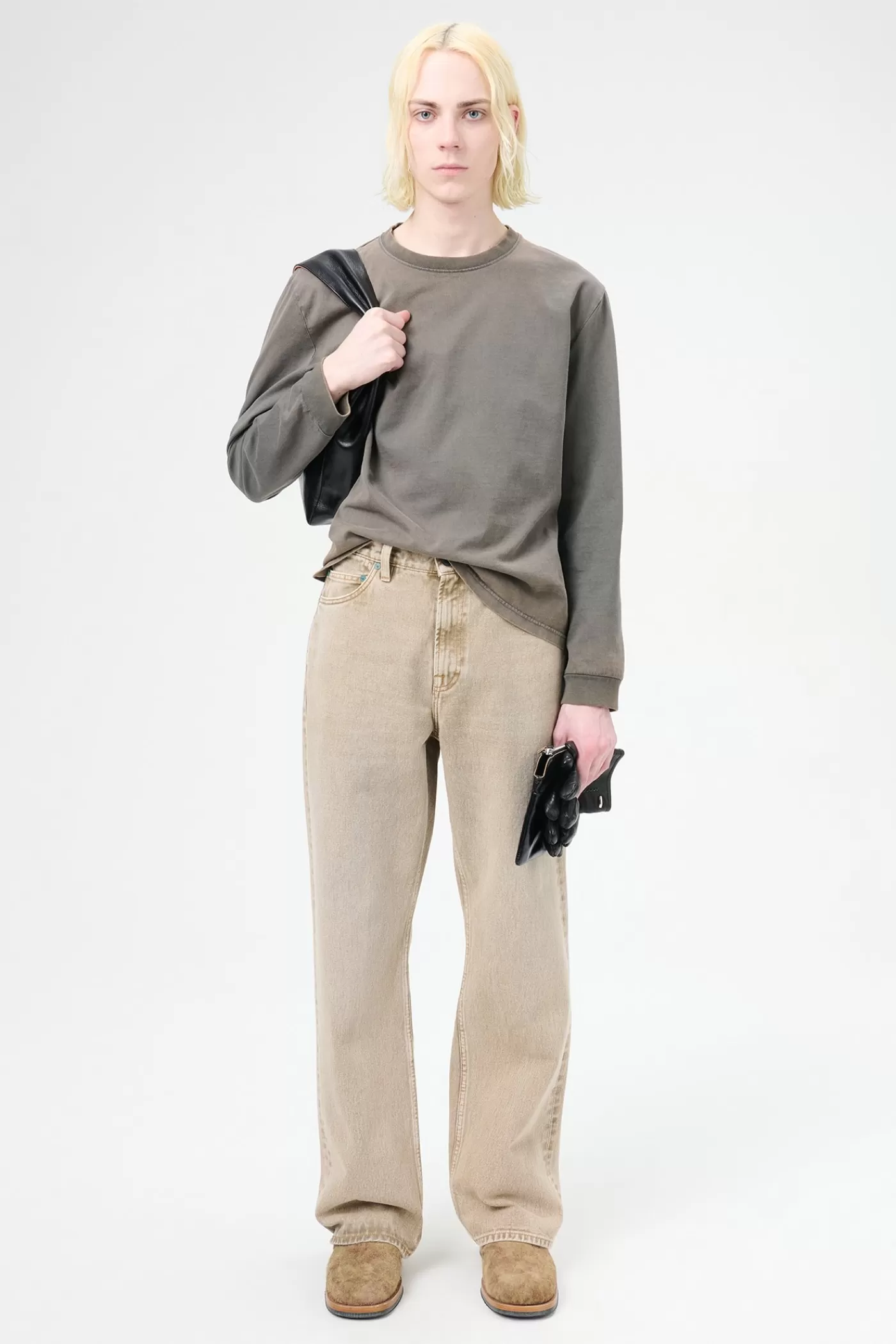 Best Sale Wet Sand Dye Wash Jeans