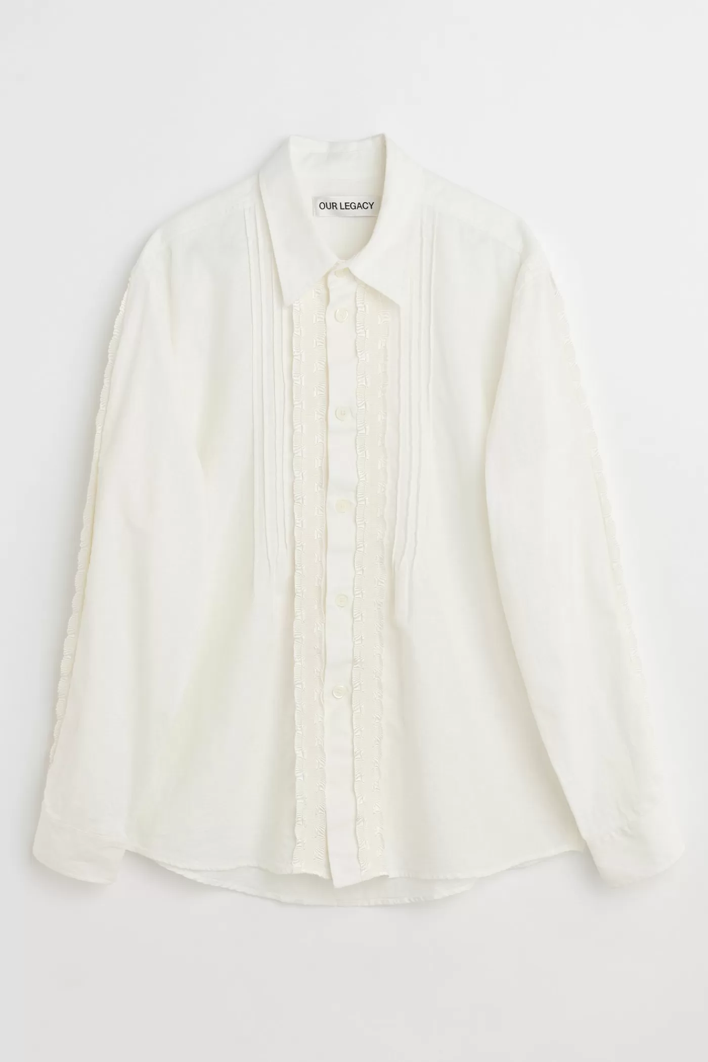 Outlet White Kitchen Weave Shirting